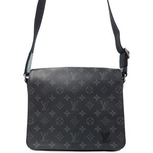Louis Vuitton Monogram Eclipse Black District NM Shoulder Bag